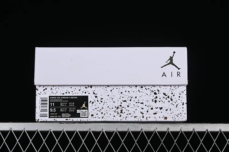 All categories Air Jordan Jordan series basketball shoes Air Jordan 4 OG version Air Jordan 4 Retro "Vivid Sulfur" AJ4 Joe 4 White Thunder AQ9129-101